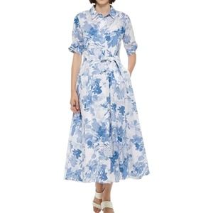 Calvin Klein Blue Floral Maxi Dress